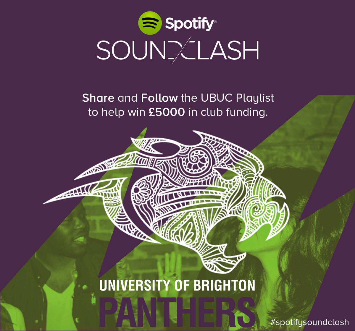 Share and follow our Spotify Playlist to help us win funding ubuc.tk/spotify-soundc… #spotifysoundclash