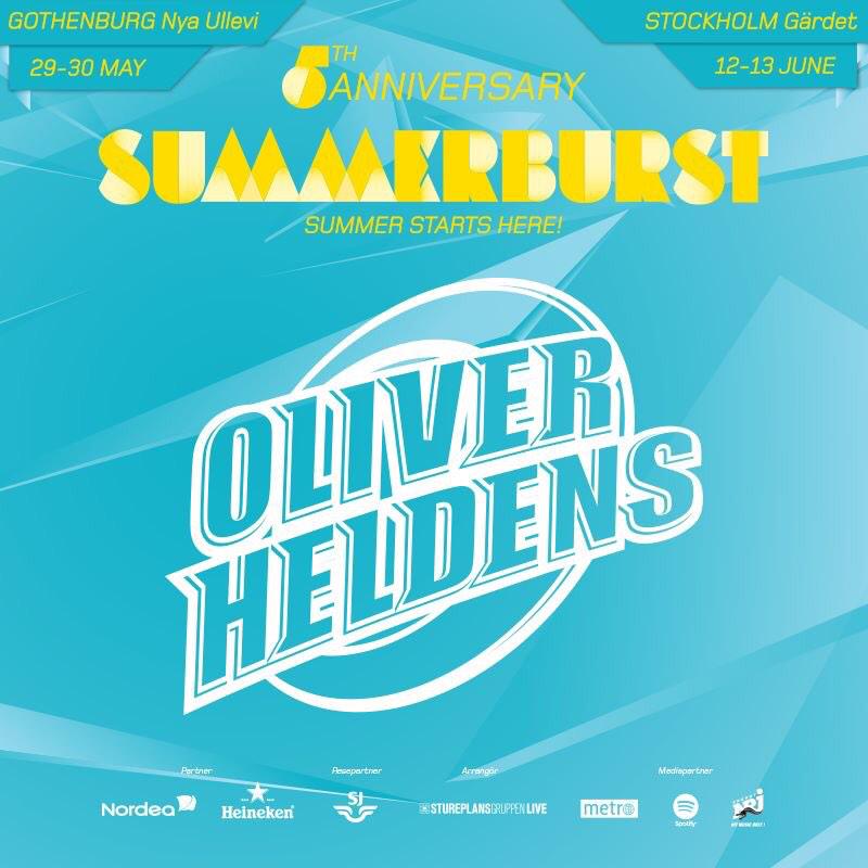 OscarmLive's tweet photo. @OliverHeldens EXCITED TO SEE YOU THIS SUMMER AT #Summerburst ! http://t.co/C3IMpBVt8Q