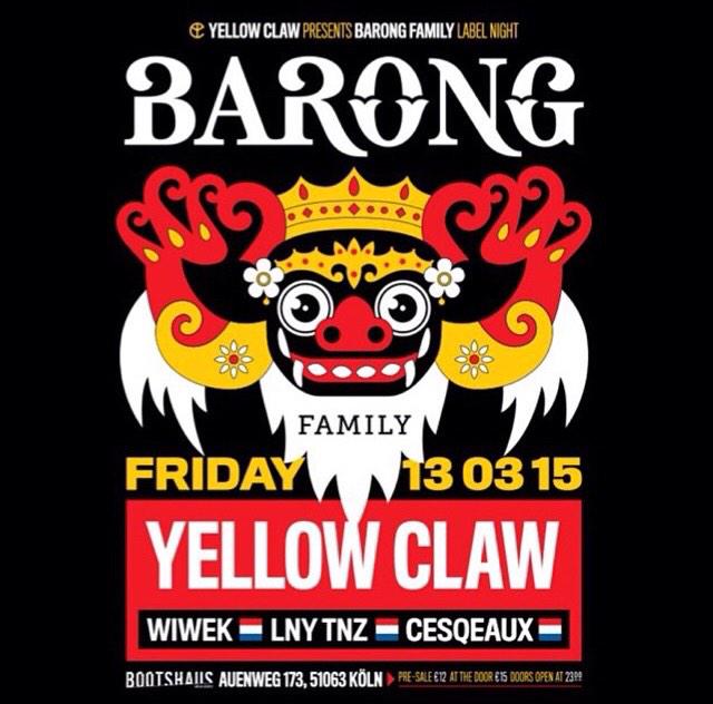 BARONG_FAMILY's tweet photo. KOLN ARE YOU READY??? @YELLOWCLAW @WiwekDJ @LNYTNZ @CESQEAUX #barongfamily #labelnight #bootshaus http://t.co/R2HjT4Ty64