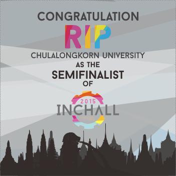 Congratulation for RIP from Chulalongkorn University. Goodluck on the next stage :)