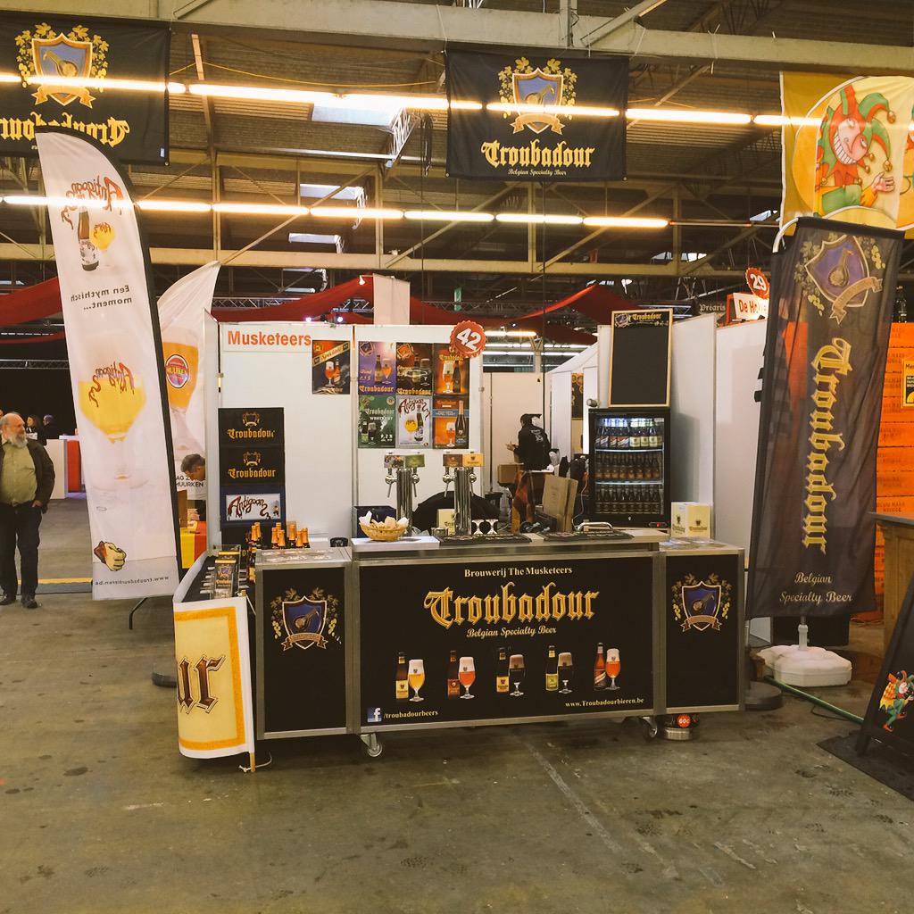 Get your beer on op het BAB bierfestival #beer #Brugge <a href="/Troubadourbeer/">TheMusketeersBrewery</a> <a href="/troubadourKDR/">Kristof De Roo</a> <a href="/Troubadour_TP/">Tim Pede</a>