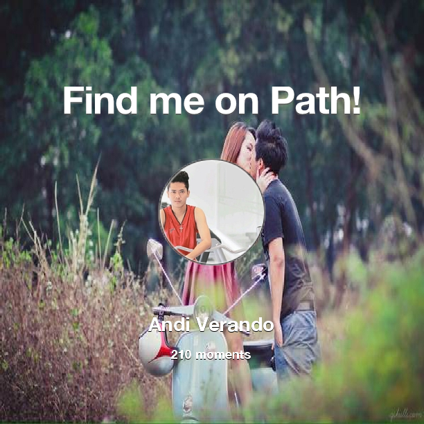 Oxandie's tweet photo. I've shared 210 memories with my friends on #Path - see them now at http://t.co/YNFa82VYX7! #thepersonalnetwork http://t.co/DuVn6q8jQf