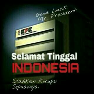 marward65's tweet photo. Sejauh mana @KPK_RI dibutuhkan Rakyat Indonesia? @PintarPolitik http://t.co/GOwPMNPoAp