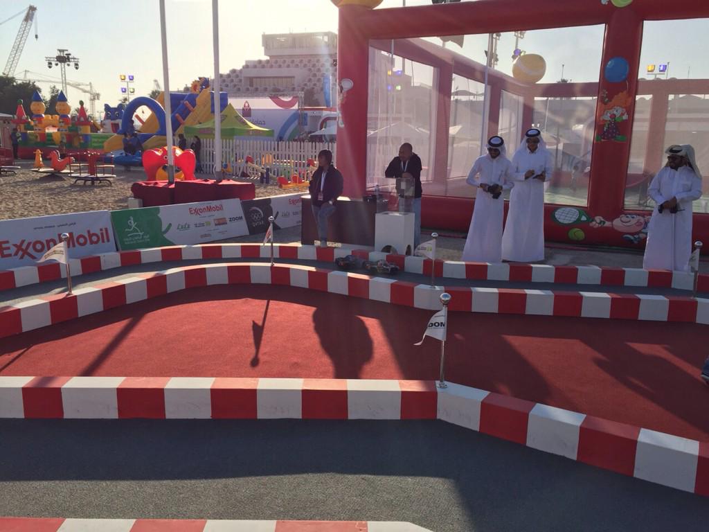 qatar_olympic's tweet photo. Today's activities & events are well underway at the QOC #SportVillage! Come and join in the fun! #QNSD2015 #FEB_10 http://t.co/q8KuRh1wLK