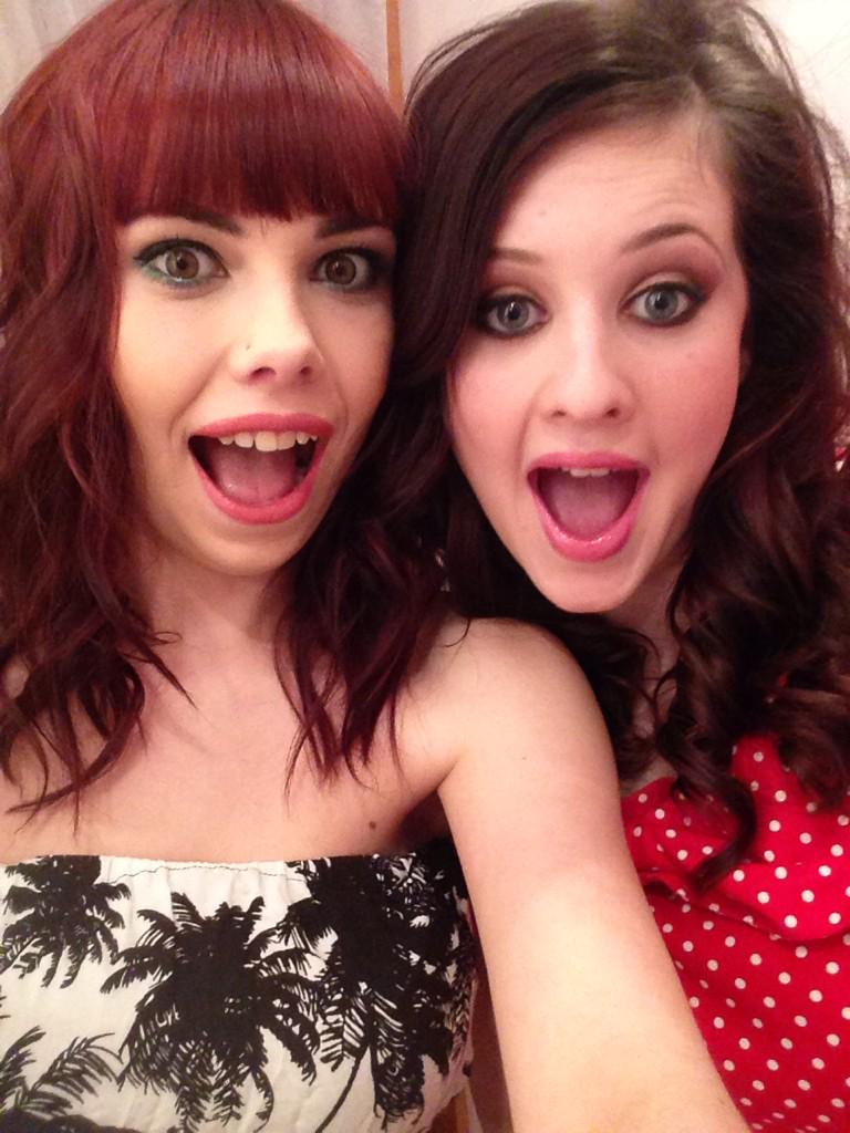 LauraEFreeth's tweet photo. Professional hair and make up with my bestfriend:D http://t.co/KUJVKfUZqK