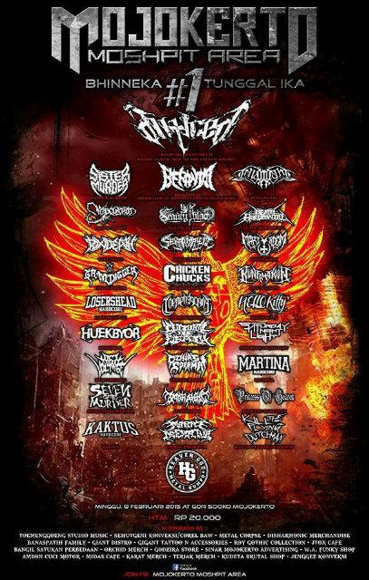 tomorrow! Mojokerto Moshpit Area "bhinneka tunggal ika #1". see you \m/