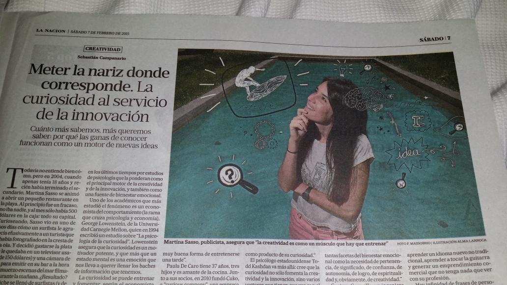 merimujica's tweet photo. @martusasso que Lindaaa tu nota! "LA CURIOSIDAD ES UN MUSCULO QUE SE ENTRENA" @tweetscastro #flygarage http://t.co/FY0wZ7Yxps
