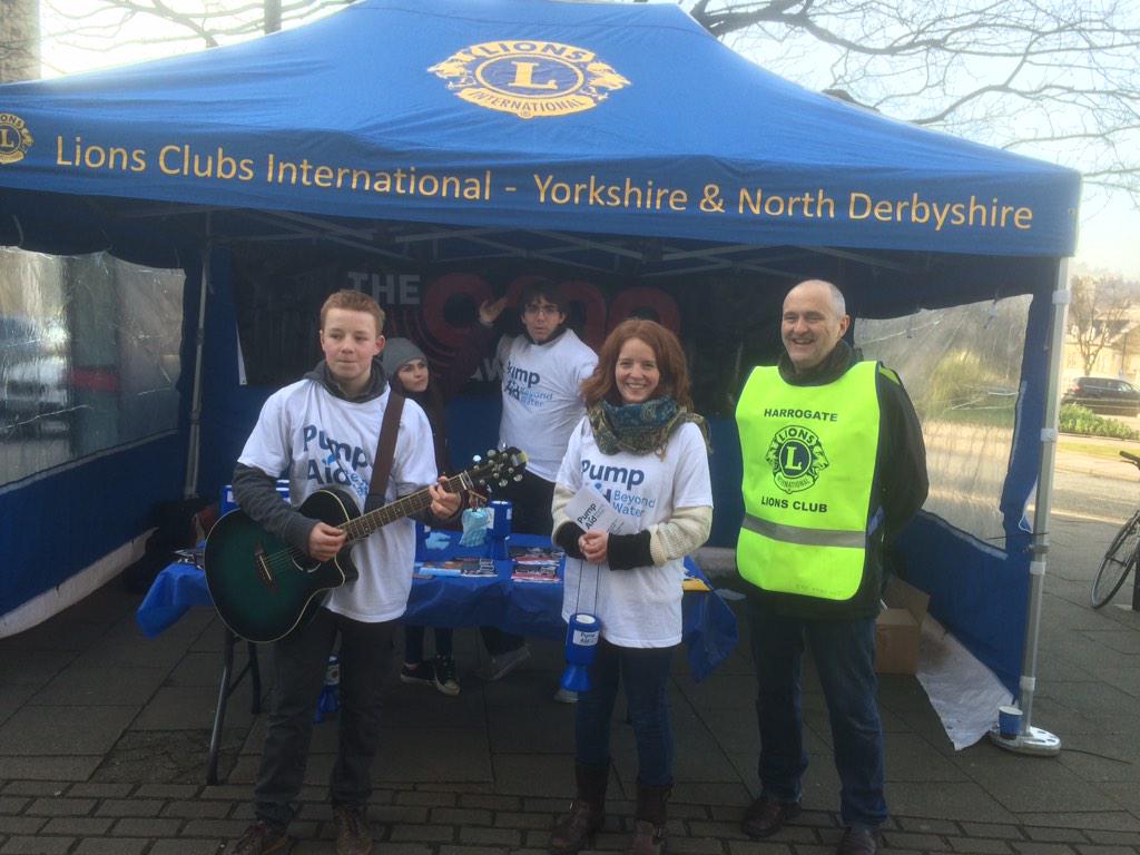 <a href="/Massive/">Massive Studios</a> support for <a href="/PumpAid/">Pump Aid</a> lead by St John Fisher Team Endeavour and their amazing mentor Charlie <a href="/LionsHarrogate/">Harrogate Lions</a>