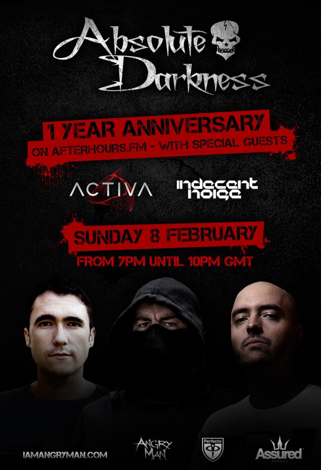 assuredagency's tweet image. 3 hour special from @iamangryman on @AfterhoursFM tomorrow ft @IndecentNoise &amp;amp; @activamusic #AbsoluteDarkness