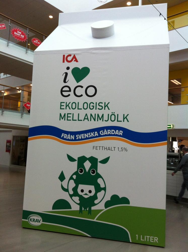 Till veckan lanserar vi flera #eko mejeriprodukter.  #iloveeco #krav #ica