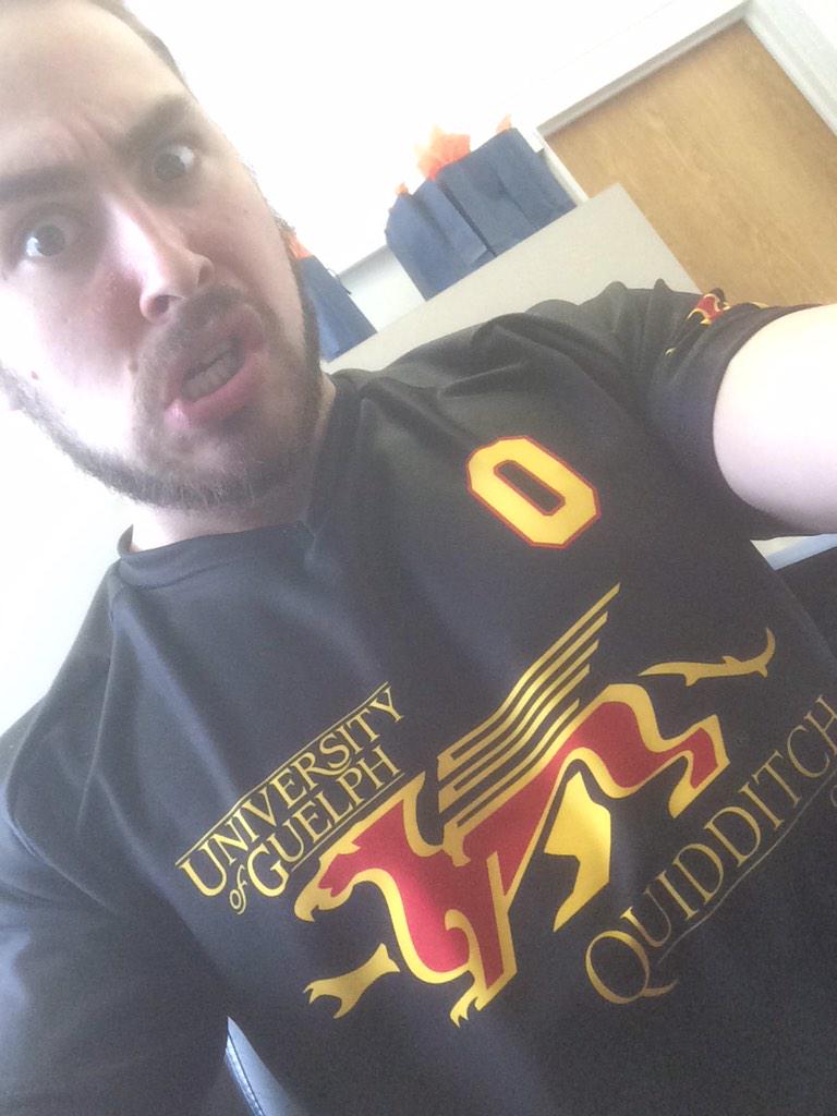 May not be on the field with you today but I am with you in spirit <a href="/GuelphQuidditch/">Guelph Quidditch</a> #GryphonPride #BeAHero
