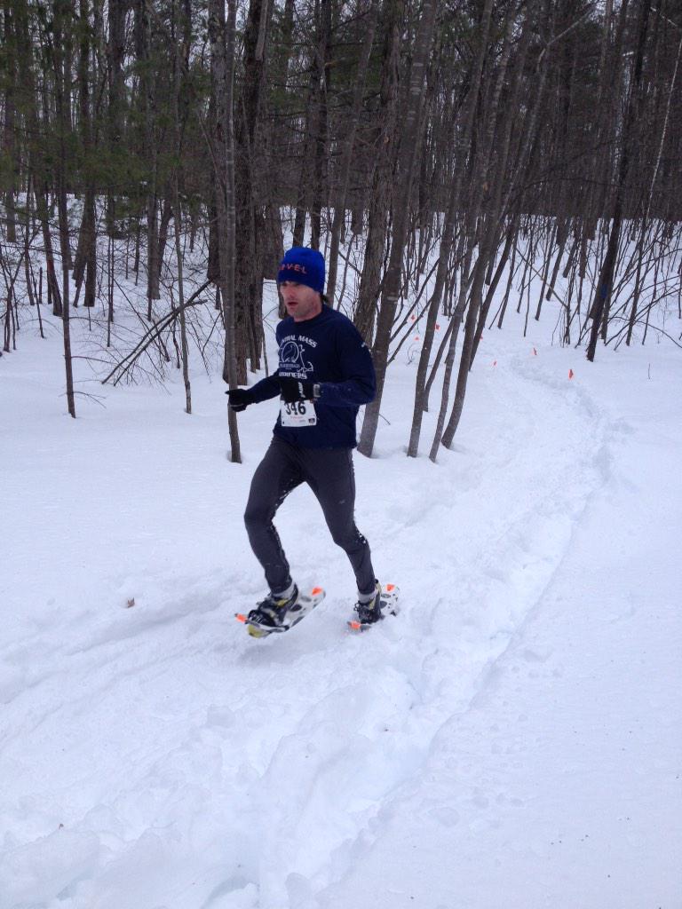 acidoticRACING's tweet photo. Jim Johnson (@jimjohnson) and Leslie O'Dell (@docllamacoy) win today's Horsehill Snowshoe Race in Merrimack, NH! http://t.co/Qq4EdgvOrU
