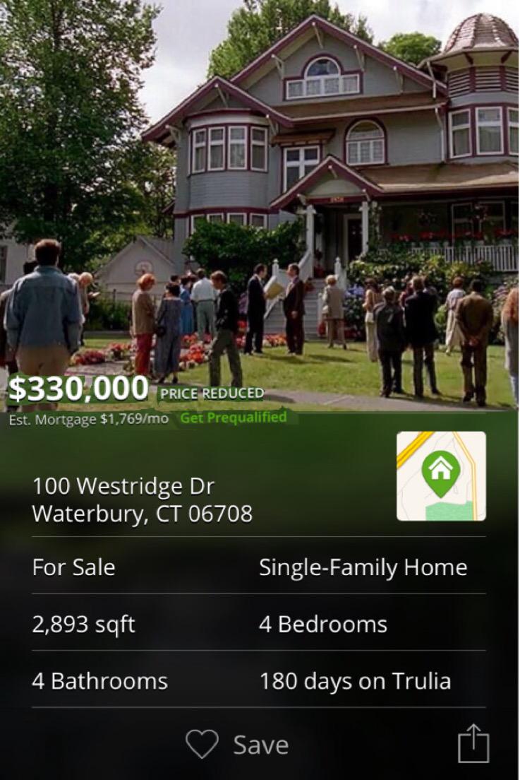 ShooterMcGavin's tweet photo. Grandmas house back up for sale. It will be Shooter's http://t.co/0eIncog7d2