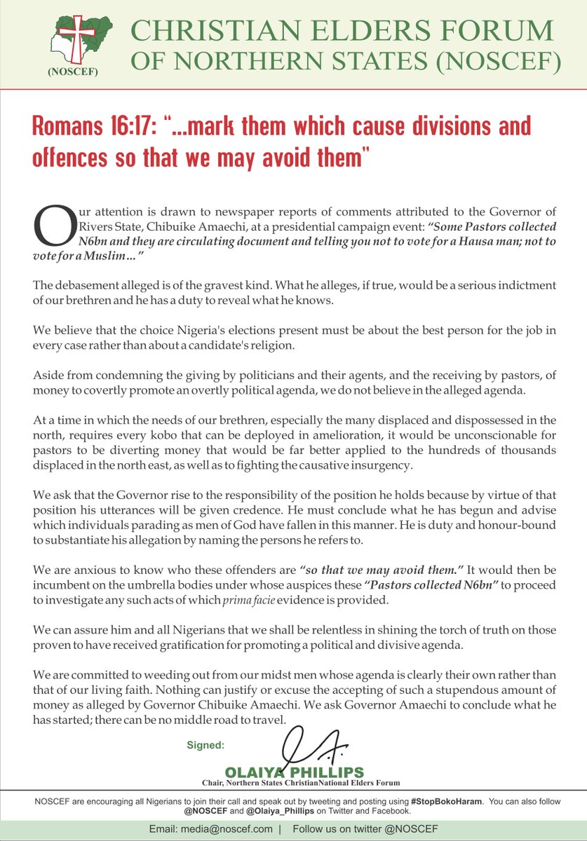Olaiya_Phillips's tweet photo. Romans 16:17:“…mark them which cause divisions and offences so that we may avoid them” @NOSCEF http://t.co/ee7QPLAMfP http://t.co/TBXCyIeQGH
