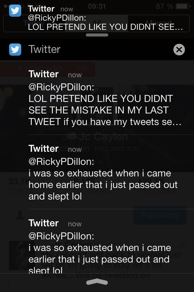 O2Lbaby's tweet image. Remember this haha @RickyPDillon