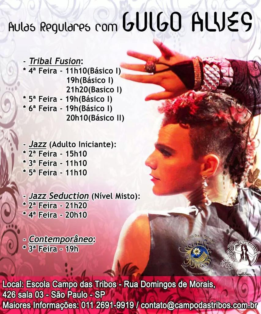 CiaExotique's tweet photo. Aulas Regulares com Guigo Alves no Campos das Tribos!!!!
Venha fazer sua aula experimental e dançar muito!!! http://t.co/ijjVFOxfqG
