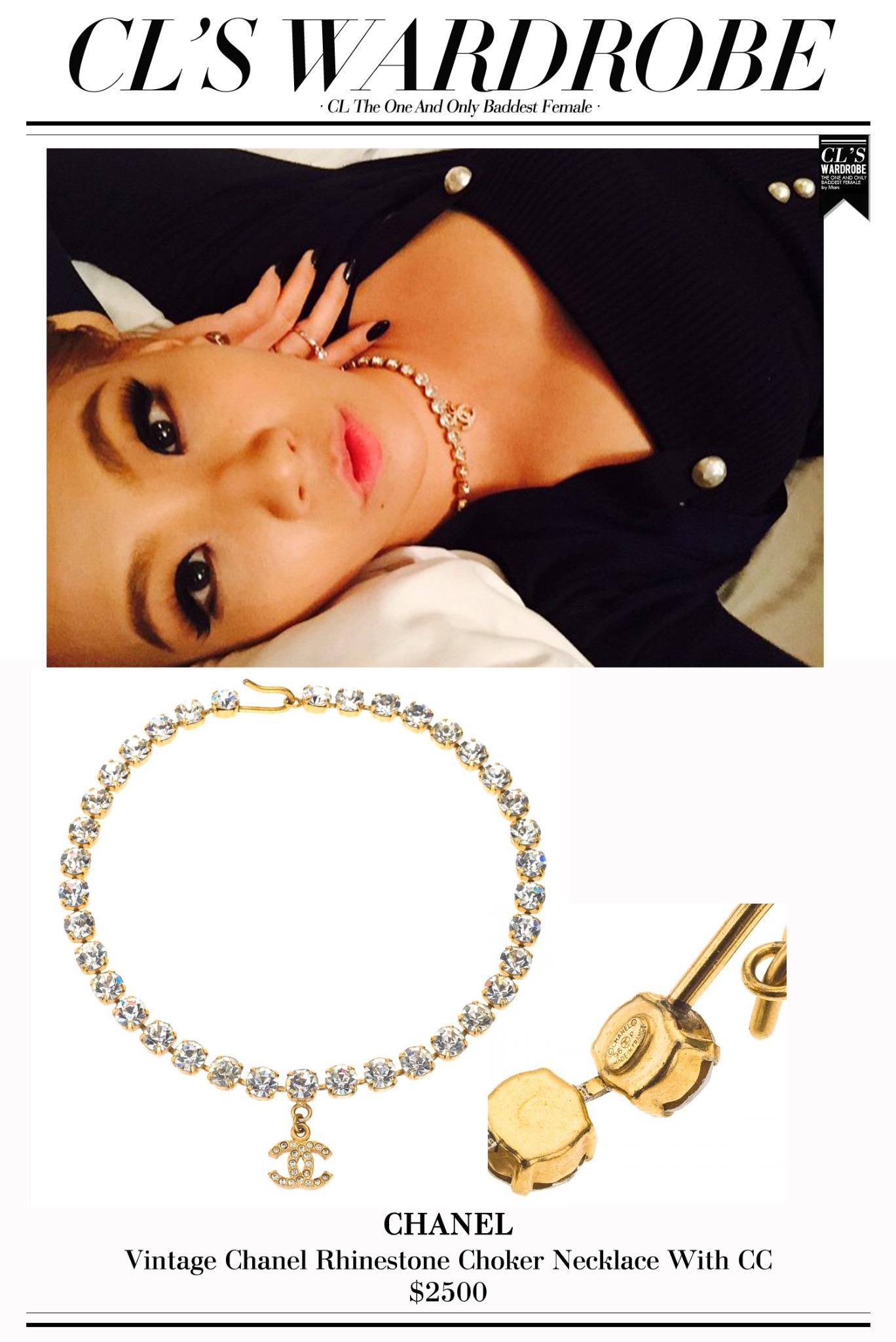 CL'S WARDROBE on X: [Fashion]#CL Necklace：@CHANEL Vintage Chanel