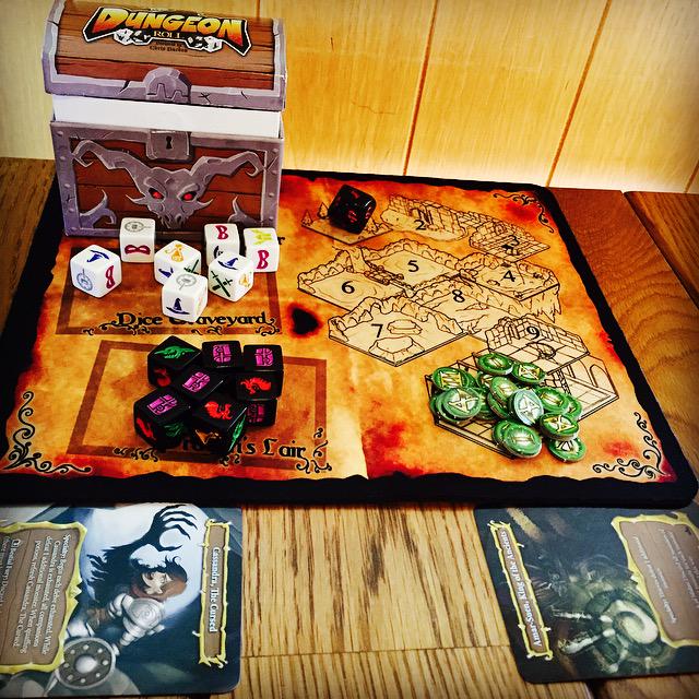 MondoSamu's tweet image. 2nd game of #daddydaughtertime day: #dungeonroll! I KILLED lvl 10 @ 32XP!! #muchtomydaughterschagrin #gatheryourparty