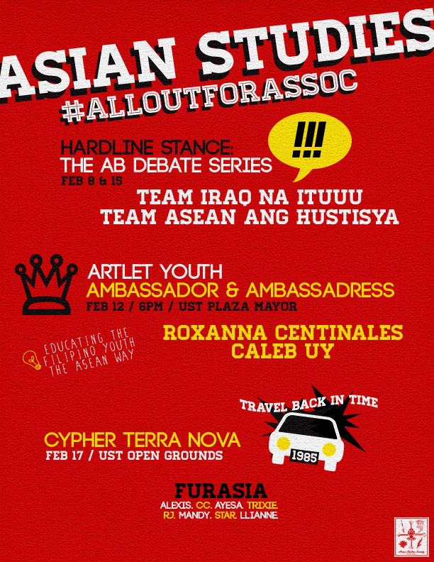 assoc_ust's tweet photo. Excellence is boundless! #ExcelAS #AllOutforASSOC #FURASIAforCypher #AsianStudiesforAYAA #ArtletYAA ❤️😊 http://t.co/N6foRvMkMj