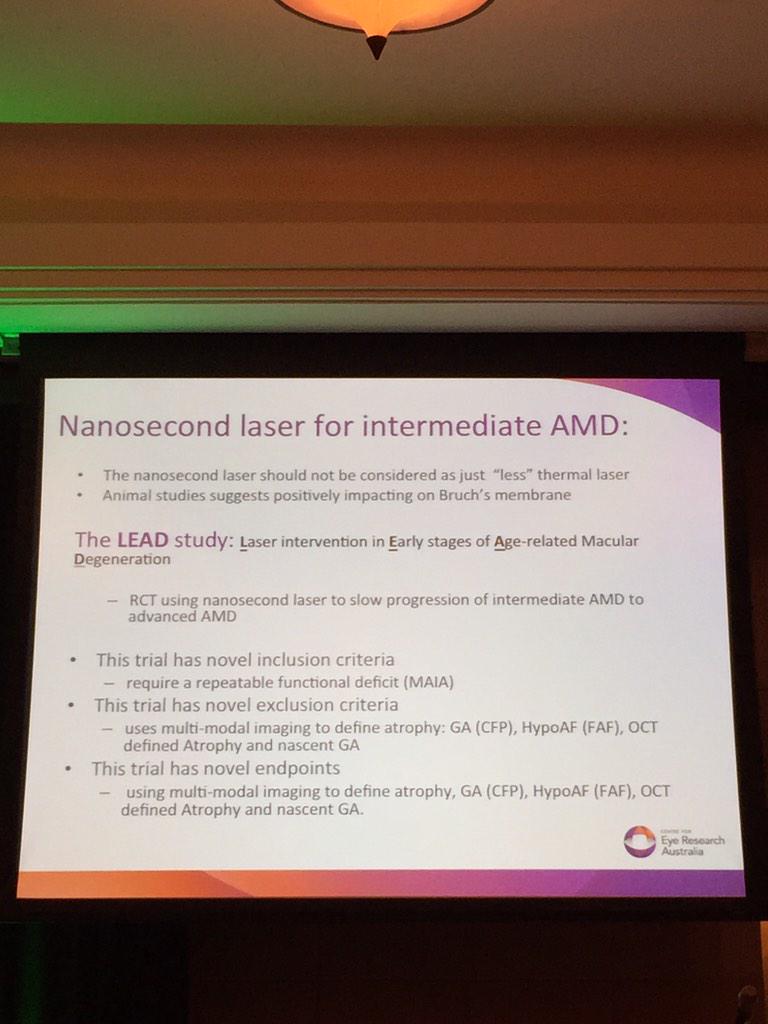 RetinaToday's tweet image. #TakehomePoints from Robyn Guyner, MB BS, PhD, FRANZCO. #Angiogenesis2015
