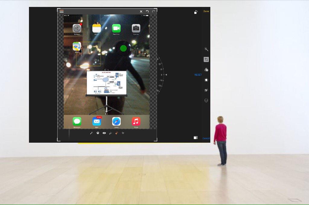 RAMdmg's tweet photo. @MuseoGuggenheim One of my large-scale #softwarephotography pieces on display. Much as gracias por la opportunidad http://t.co/4rZKqhCskU
