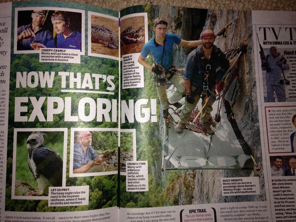 woowoopops's tweet photo. @MontyHalls @LeoHoulding @DiscoveryUK I cannot wait for this series #TrueAdventurers #readytodiscover http://t.co/9KpojouVeW