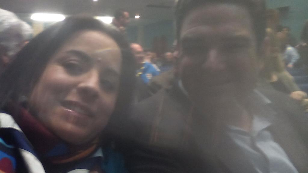 Pastora_Lopez's tweet photo. Con @JuliopiedraC en el 20 aniversario del @Grupo_Scout_KIM  con mi pañoleta del Grupo Scout San Jorge #soyscout http://t.co/8koT3wYHBj
