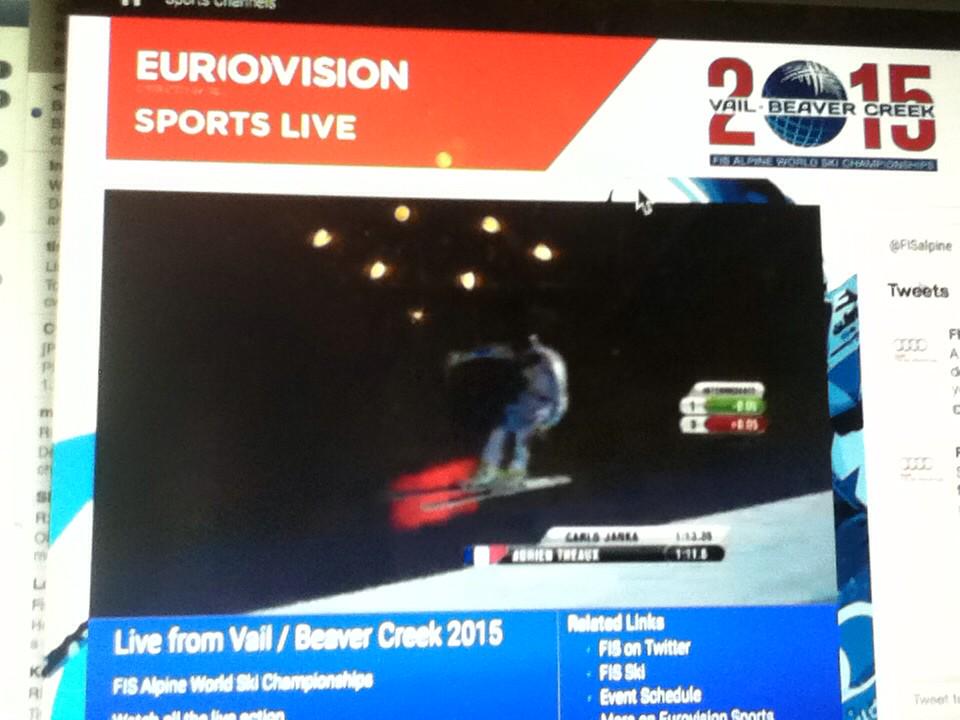 Who else is watching <a href="/Vail2015/">VailBeaverCreek2015</a> #WorldChampionship mens downhill right now?? Go <a href="/usskiteam/">U.S. Ski & Snowboard Team</a> !!!
