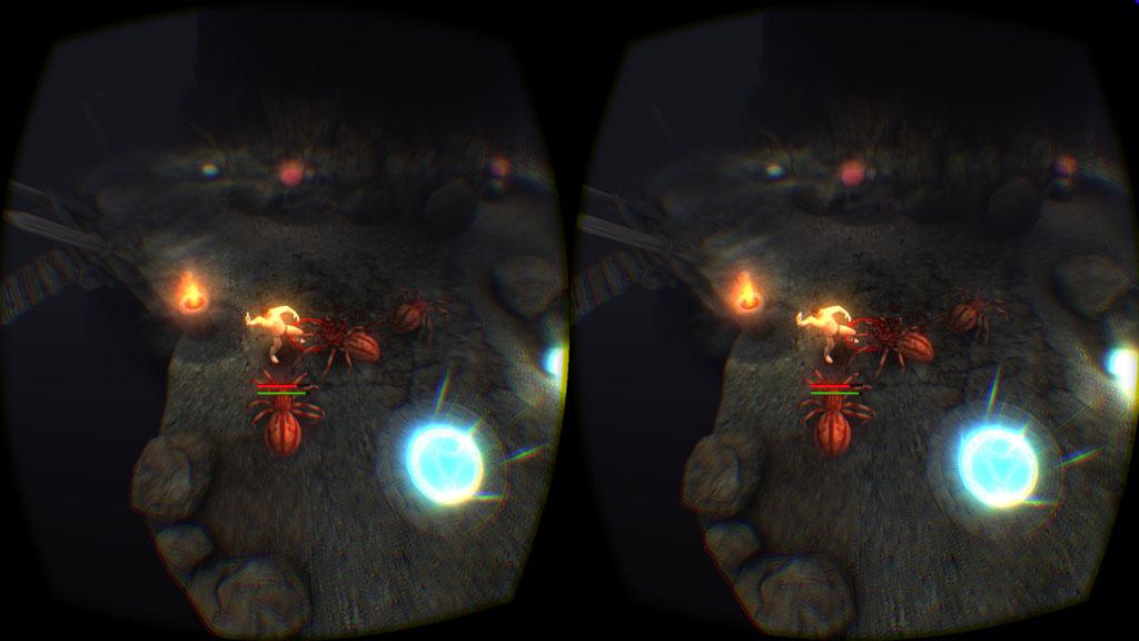 The #OculusRift version of #TheGoblinAbyss is looking great, so here's a new #screenshotsaturday #indiegame #gamedev