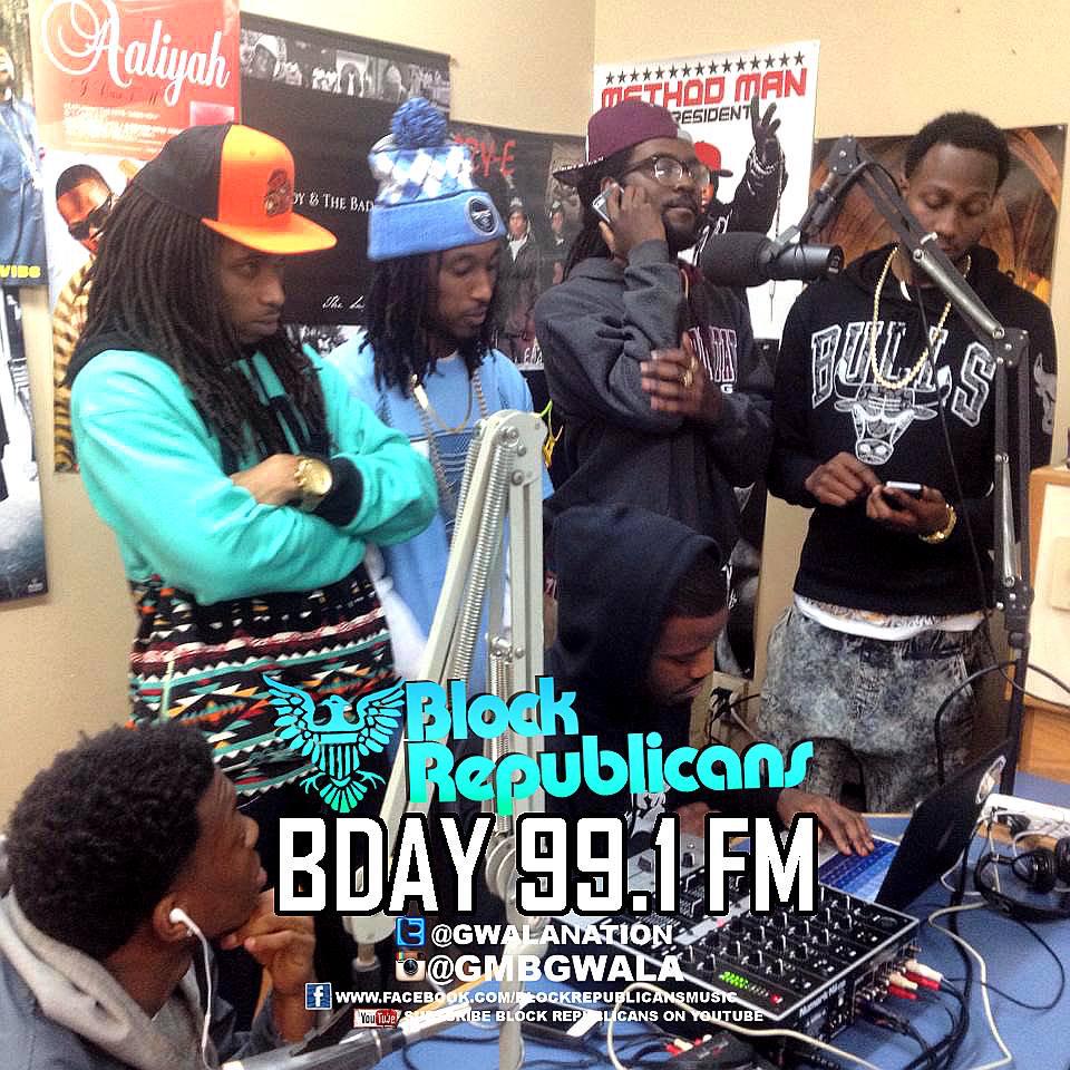 Takum_GWALA's tweet photo. S/o BDay 99.1 in Jackson,and for having us come through! #JUSA #Gwala #BlockRepublicans http://t.co/Rp1wYWNDro