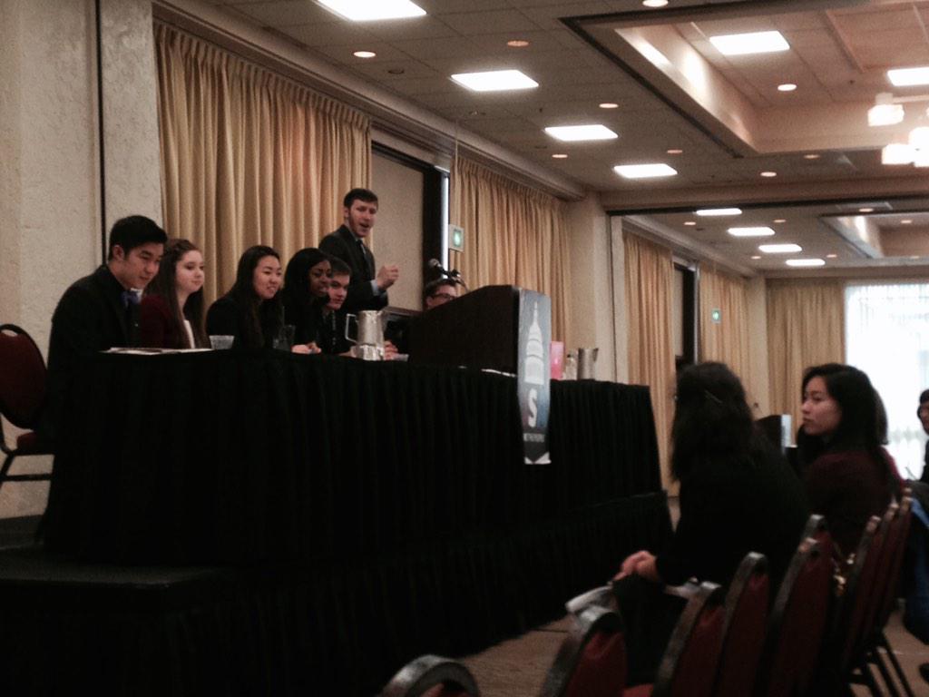 PNW_JSA's tweet photo. Aaron Brown, the Outreach Coordinator for the Bus Project and the PNW Winter Congress guest speaker! http://t.co/nnVDuGLLvS