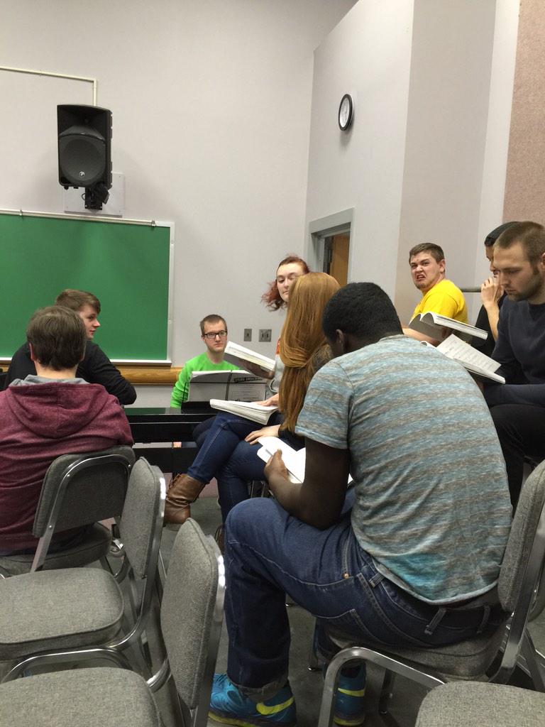 NtheAct's tweet photo. The Maestro fronting #THEBREAKFASTCLUB  during a beautiful Saturday. #Commitment #SpringAwakening #IBelieve http://t.co/huilJ6Fa4f