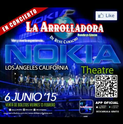 Club_deJM's tweet photo. Vive la gira #OjosEnBlanco este 06 de junio en el nokia con la @Arrolladora #Vivelooo @j_medina37 #ViveLaExperencia http://t.co/C0COS4bwfN