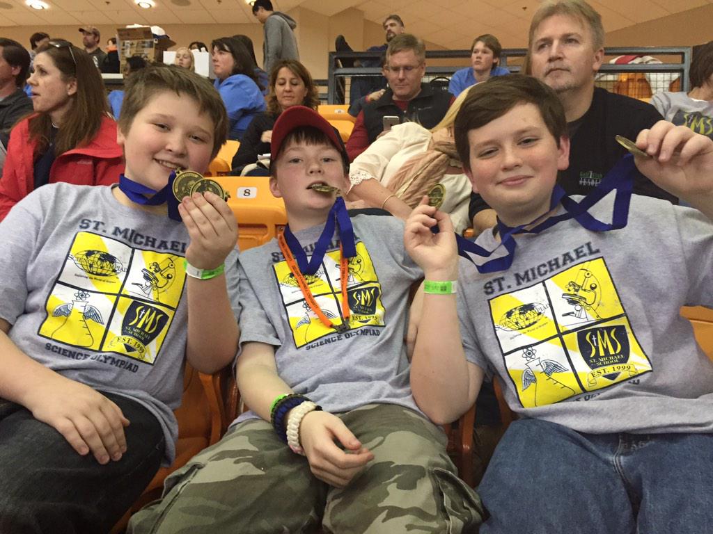 lukefelim's tweet photo. GOOD JOB ST MICHAELS. #ScienceOlympiad http://t.co/EulgFdgaog