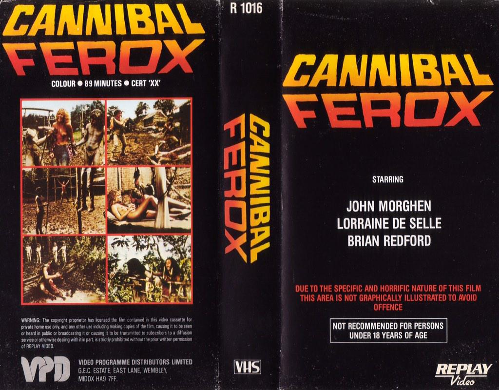 bigkev372's tweet photo. VHS coverslips for #CannibalFerox Lenzi also Dir the cannibal flics #TheManFromDeepRiver 1972 & #EatenAlive 1980 http://t.co/jeyDUnfH9B