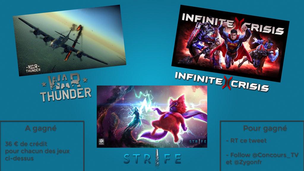 yova2n's tweet photo. 🎮 CONCOURS 🎮

Gagne plus de 90€ de crédit sur 3 jeux !

Oui, 90€ ! 👊 

Follow @CONCOURS_TV &amp; @ZygonFR + RT !

Fin: 12 http://t.co/sIj7O6UkjL