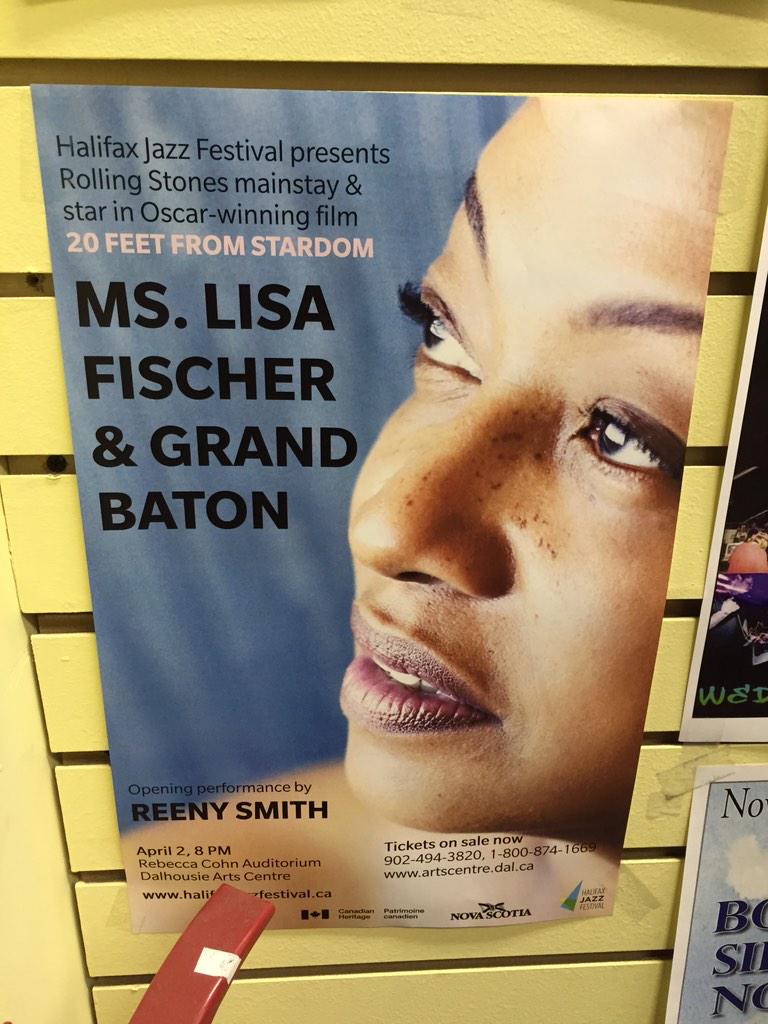Guess who's going to see <a href="/lisafischersing/">Lisa Fischer (official 💎)</a> on April 2 in halifax?! Us! <a href="/SarahPo22/">Sarah Poirier</a> #weekmade