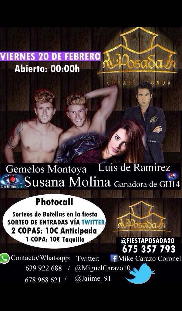 PosadaFiesta20's tweet photo. [TWEET SORTEO] 《《 Entrada gratis con dos copas 》》 

Para participar haz RT y síguenos ●●

#Viernes20Posada #SorteoRT http://t.co/JIqczrvIjV