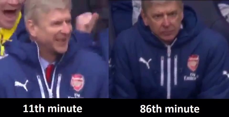 zavy80's tweet photo. I guess 75 mins is a long time in football!!! 😚😂 #COYS http://t.co/dmlFkCDUYD