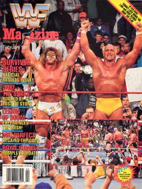 WWF Magazine February 1991. @HulkHogan & The Warrior on the cover released 24 years ago this month. @WWEmagazine #WWE