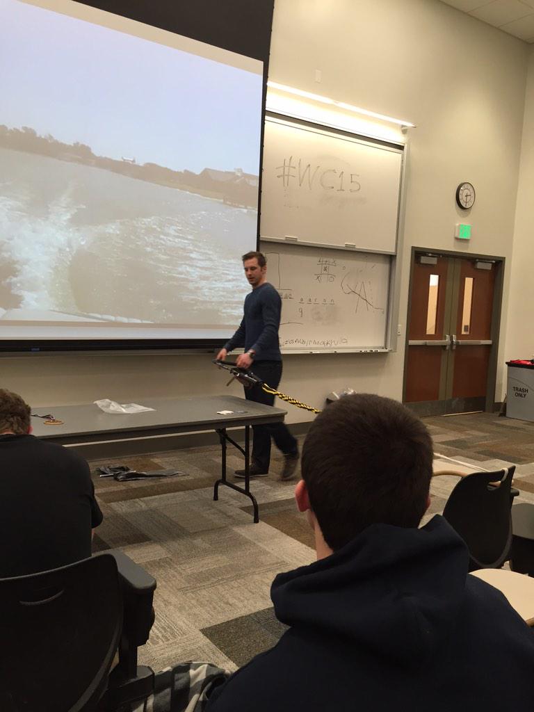 We're loving #WinterConference in #Milwaukee this weekend! Great slalom trick and jump clinics 👍