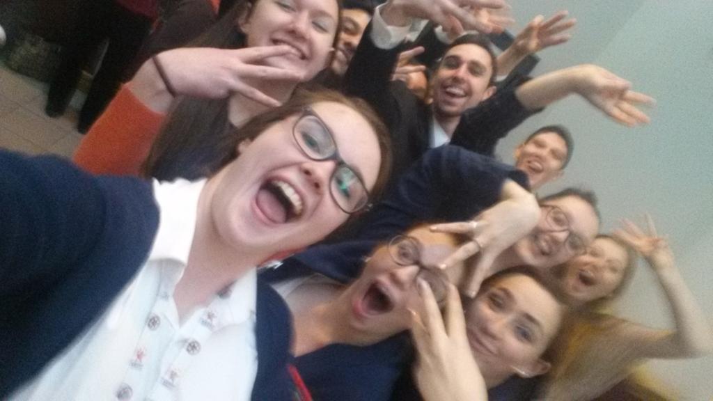 MicahAnastasia's tweet photo. When your mock trial group advances top the next round >>>> #district @CHS_Warriors @MockTrial_CHS http://t.co/eTbfqQSGNG