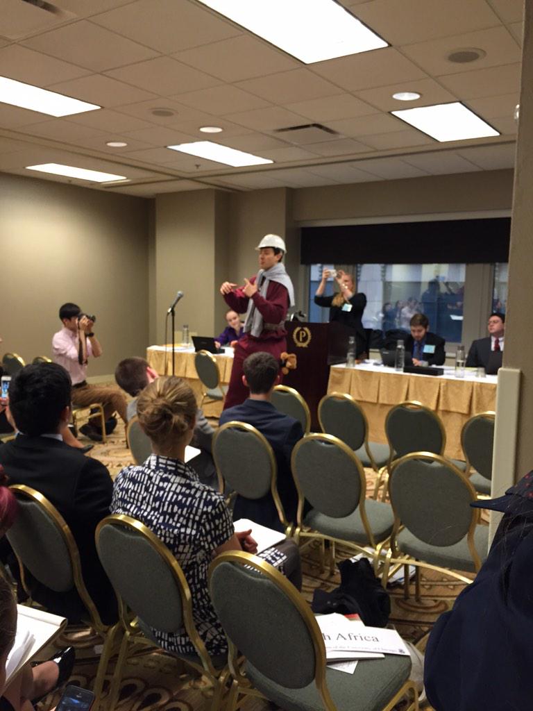 AlJazeera_2014's tweet photo. Safety first gavel grams are serious business #munswag @MUNUC http://t.co/YTDLL5tZg6