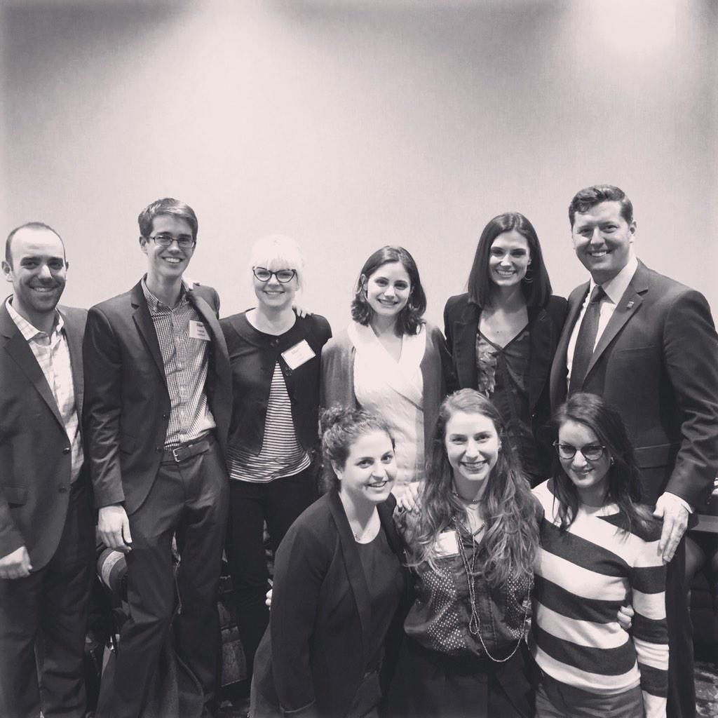 EmTSuss's tweet photo. Team @amprog @CAPAction taking #PAProgressiveSummit by storm. Yes @krystalball today we claim you as one of our own http://t.co/EZ2dCarcAS