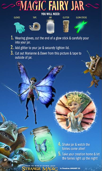 Strange Magic Activity sheets