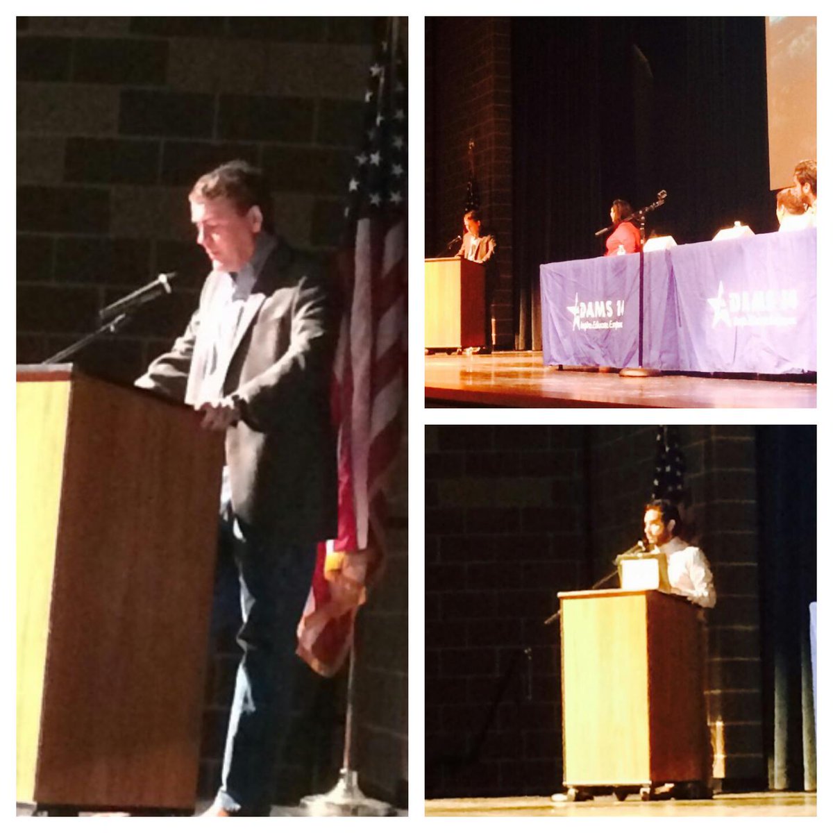 ConsulMexDen's tweet photo. @Consulmexden was part of the informative workshop about #DAPA #DACA  @AdamsCityHigh arranged by @SenBennetCO office. http://t.co/QqFGSXSLU0