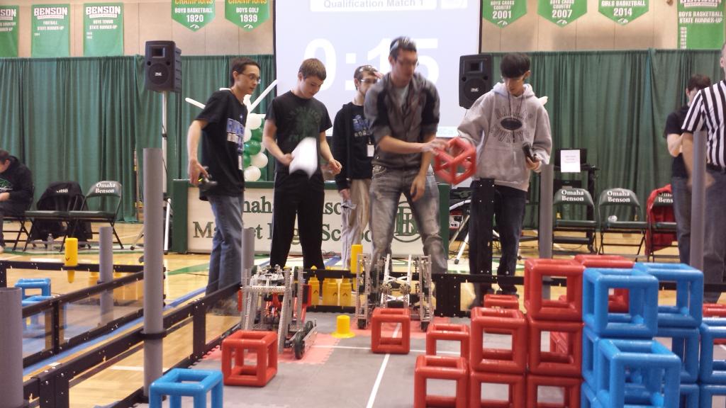 rstribley's tweet photo. #plsRobotics #370a out in quarter finals. #370b out in semifinals. Good showing at the Benson event today. http://t.co/FMb0AKuxtD