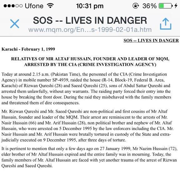 G0_NAWAZ_G0's tweet photo. Rizwan Quraishi (arsonist &amp; Killer) is the first Cousin of AH according to this MQM Presser 
#MetropolitanArrestAltaf http://t.co/A7nB0RDO7P