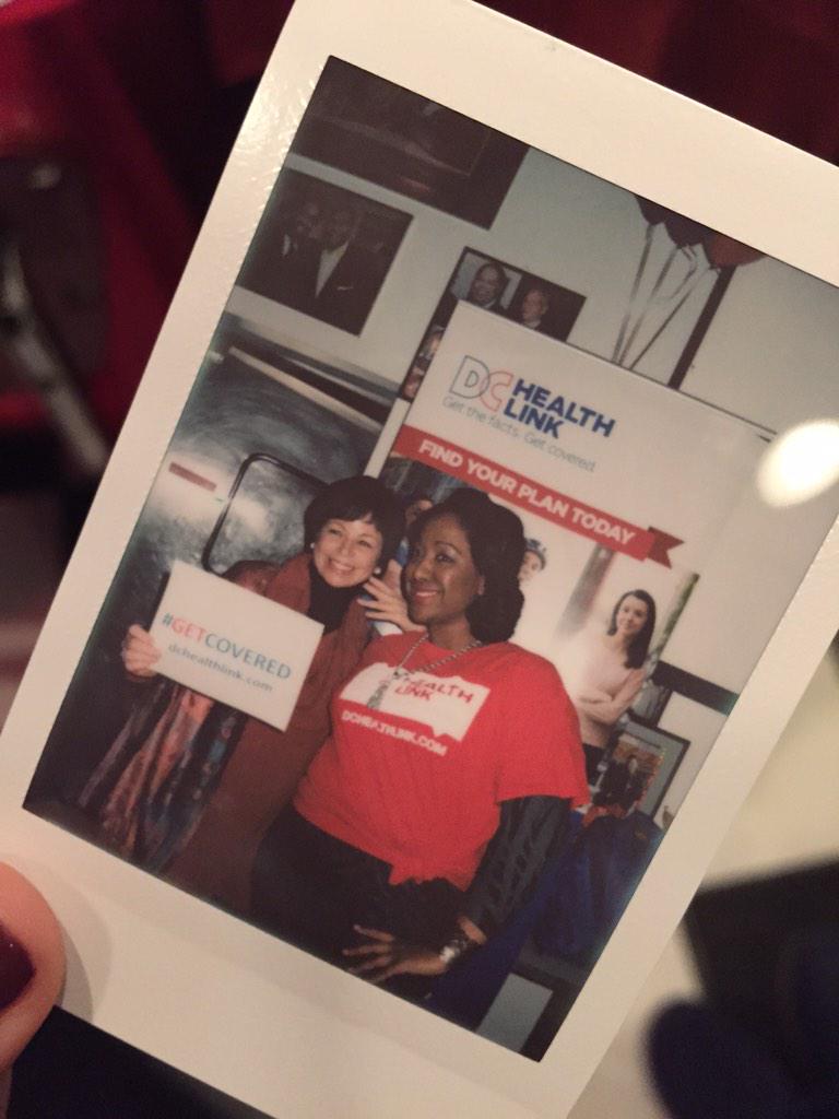 KishanForDC's tweet photo. VAL JARRET: thanks 4 supporting @DCHealthLink MT:“@vj44: Stopped by @benschilibowl #EnrollDC. Sign up before 2/15! http://t.co/YDErIVSXpC”