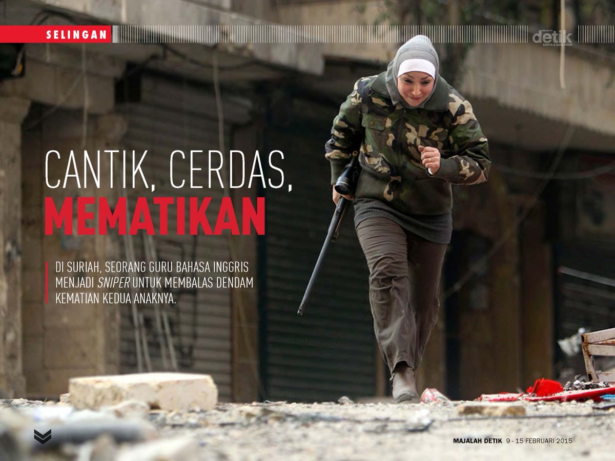 Dua guru perempuan di Suriah pilih jadi sniper untuk perangi ISIS dan pemerintahan Assad tinyurl.com/m49s9xe